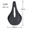 65a91b3d9446cc25 ELITA ONE Carbon Saddle MTB/Road Bike saddle Super Light Leather Carbon Cushions 96g