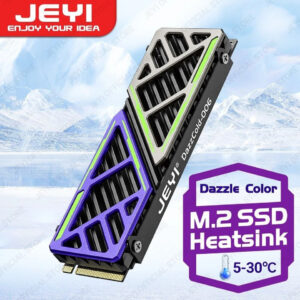65b16abe3ea35d25 JEYI Dazzcold M.2 SSD Heatsink 2280 NVME NGFF Radiator Magnesium Aluminum Alloy PC Efficient Cooler with Thermal Silicone Pad