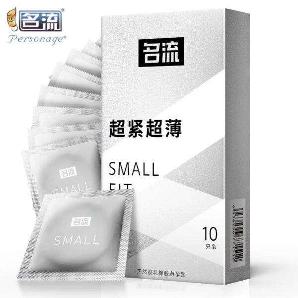 65b23f127b51a528 PERSONAGE ALL Small condom 45mm 49mm Tight Ribed Spikes Condoms Long Delayed Pleasure Latex Penis Sleeve Safe Lubricantion Toys