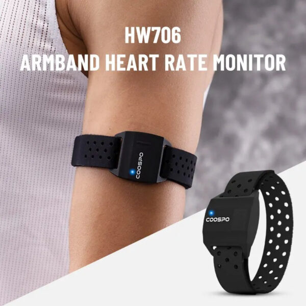 65b2e9a2acbfefde COOSPO Heart Rate Monitor Optical Fitness Outdoor Beat Sensor Bluetooth 4.0 ANT For Garmin Wahoo Bike Computer