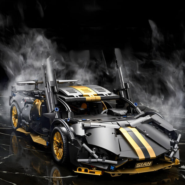 65bfe18ad5245955 Technical Racing Sport Car Model Building Blocks technic adults 1:14 DIY Supercar Brick Puzzle Toys Kid Adult Gift(1280+granule)