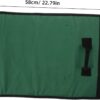 HEMOTON Tasche Für Outdoor-kochmesser Kochtasche Kochmesser Tragetasche Tasche Für Sushi-Messer Messer Vitrine Aufbewahrungstasche Für Küchenmesser Köche Fall Dark Green Stoff