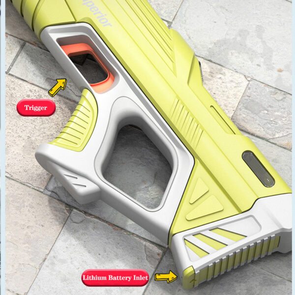 43cm Full Electric Automatic Water Storage Gun Portable Children Summer Beach Outdoor Fight sy Toys for Boys Kids Game