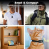 4K Thumb Action Camera Pocket POV Cam Portable Body Recording Wearable Camera WiFi Waterproof Mini Camera Helmet Bicycle Sports