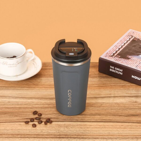 65ddd8eec7086225 Stainless Steel Smart Coffee Tumbler Thermos Cup with Intelligent Temperature Display Portable Travel Mug 380ml 510ml