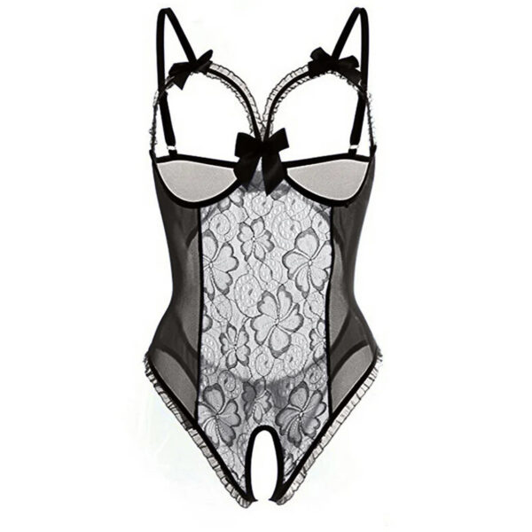 65e1044438de44c4 Women's Transparent Sexy Lingerie 18 Hot Lace Erotic Open Ass Breast Bodysuit Exotic Suspenders Nightdress Crotchless Underwear