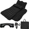 65eba2fe0871b3ad ACROPIX Inflatable SUV Truck Car Air Mattress Back Seat Camping Bed Thickened Car Sleeping Pad for Travel Car Bed SUV Mattress with Car Air Pump and Pillows Black