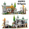 65ed8de4e57aed1e 6167pcs Film Series of the Rings Rivens Street View Building Blocks Model Compatible 10316 Style Bricks Toy Kid Gifts