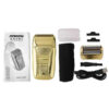 Men Electric Trimmers Set USB Rechargeable Hair Clipper Retro Double Cutter Head Shaver Beard Razor Haircut hine X0625