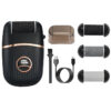 Electric Grinder Rechargeable Callus Pedicure Tools Foot File Feet Care Dead Skin Remover With 3 Roller Heads