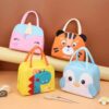 Tote Box Cartoon 3D Three-Dimensional Student Lunch Bag Thickened Aluminum Foil Insulation