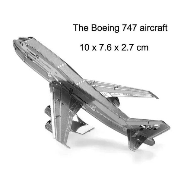 3D Metal Military J-20 J-10B SU-34 KA-50 Fighter UFO RAH-66 Helicopter DIY Handmade Assemble Model Jigsaw Puzzles