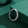 Modian Fashion Geometric Clear CZ Ring Real 925 Sterling Silver Exquisite Stackable Finger Rings For Women Statement Jewelry