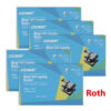 AZDENT 5 Boxes Dental Brackets Orthodontic Braces Passive Self Ligating MIM Monoblock With Buccal Tubes MBT/Roth 0.022 345 Hooks