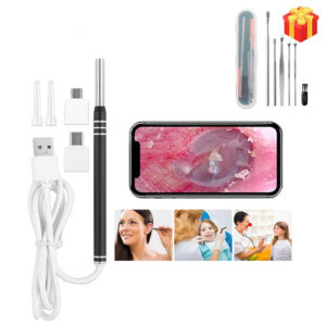 66252916a7fa7751 Care Supply Smart Cleaner Endoscope Spoon Camera Ear Picker Cleaning Wax Removal Visual Earpick Wifi Mouth Nose Otoscope Support Android 230524
