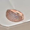 66282e6209cfdc84 Real Gold Rings Women Full Diamond Fine Jewelry Wedding Anniversary Party for Girlfriend&Wife Gift Bijoux Femme