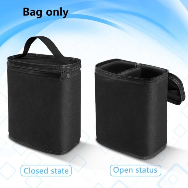 Propane Tank Bag, 1 lb./ 16 oz Fuel Cylinder Carry Bag, Refillable Propane Cylinder Tank Cover,Gas Tank Protective bag, 600D Oxford Fabric,Mini Tank Accessories, for Outdoor Camping,Cooking,Picnic