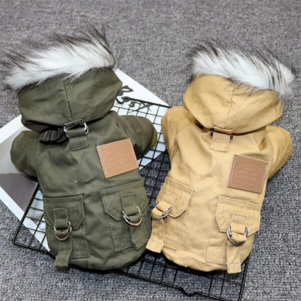 666144be57b3215c Clothes Winter Puppy Pet Dog Coat Jacket For Small Medium Dogs Thicken Warm Chihuahua Yorkies Hoodie Pets Clothing