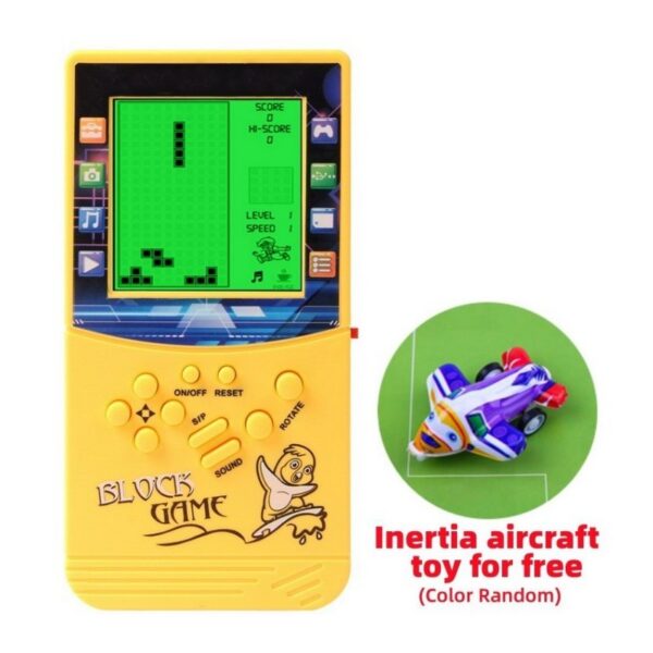 66663878adf3e868 New Brick Game Console big Screen Nostalgic Puzzle Built-in 23 Block Games Adjustable Speed/Difficulty Powered by 2 AA Batteries