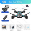 Lenovo G6 Professional Foldable Quadcopter Aerial Drone 8k HD Camera GPS RC Helicopter FPV WIFI Obstacle Avoidance Toy Gifts
