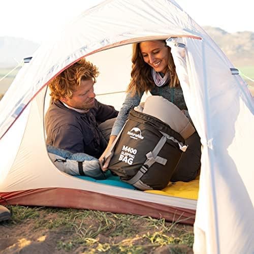 66983cb8bb7b7a06 Naturehike Baumwollschlafsack mit Kapuze, 3-Jahreszeiten-Schlafsack, Leicht, Tragbar und Spleißbar, Gefüllt mit M180/M300 HHochwertiger Baumwolle