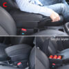 66991c08df200cf3 For Volkswagen UP Armrest Box For Skoda Citigo VW UP Seat Mii Car Armrest Console Storage Box Cup Holder Car Accessories