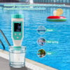 669b19eae5c25413 7 in 1 PH/Free Chlorine/ORP/EC/TDS/Salt/Temp pH Meter Swimming Pool Saity Tester IP67 Waterproof for Aquarium Aquaculture Spa