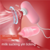 66a29b01677640b8 Electric female masturbation clitoral stimulation vibration double jump egg with tongue licking function G-spot orgasmic sex toy