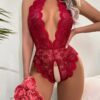 Erotic Hot Sexy Lingerie Women Role Play Costumes Open Bra Lace Underwear Pornos Teddy Bodysuit Transparent Nightgown For Sex