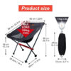 PACOONE Camping Fishing Folding Tourist Beach Chaise Longue Chair for Rela Foldable Leisure Travel Furniture Picnic