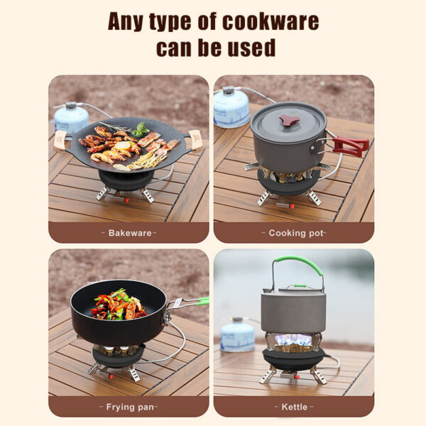 BRS-201A Portable Camping 16000W High Pressured Propane Butane Gas Burner Outdoor Emergency Stove with Piezo Ignition