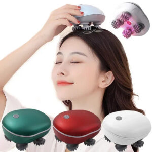 66efb5f95589ea19 Electric Scalp Head Massager Red Light Therapy Antistress Relax Body Massage Remove Muscle Tension Tiredness Massageador Tool