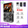 66f16465dfdb33ea Open Source R36S Retro Handheld Game Console Linux System 3.5 Inch IPS Screen Portable Pocket Video Player 64GB Games