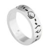 670f43204230b83e Titanium steel sier love designer jewelry for men and women spirit heart rings party engagement confession wedding Ring with green box Size 5-11