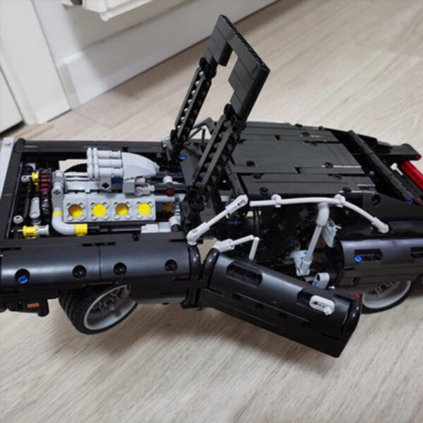 67121f1790c2bbab Technical Dodge Charger Racing Car Building Blocks Model 1077PCS Assemble Bricks Fast and Furious Toy For Kid Boy christmas Gift
