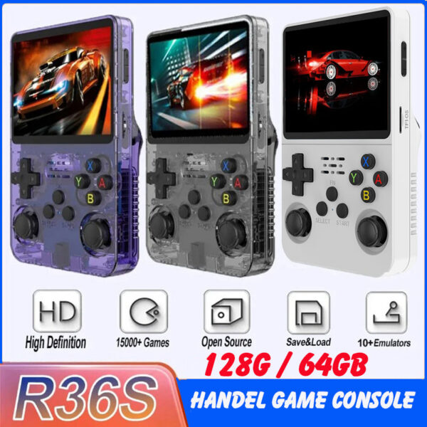 671c28d0b0dc7269 R35s Plus R36S Retro Handheld Game Console Linux System 3.5 Inch IPS Screen Portable Pocket Video Player 64GB 128GB Games