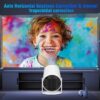 673db1a0ad0b5791 Mini with Android 11, Portable 4K 1080P Full HD Support, Smart 5G WiFi6 BT5.0 Auto Horizontal Correction, 180°Rotatable Outdoor Projector for Phone/TV Stick/Laptop