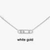 673e5f66edfbde0e Cmon Kstar Classic Sterling Sier Plated Gold High Quality Moving Diamond Women's Necklace Pendant Exquisite Gift