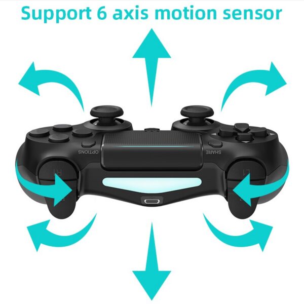 DATA FROG Bluetooth-Compatible Game Controller for PS4/Slim/Pro Wireless Gamepad PC Dual Vibration Joystick For IOS/Android
