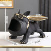 67512e2e2fa4a0da VIKAMA Bulldog Storage Ornaments Entrance Door Key Candy Tray Nordic Style Personalized Home Decor
