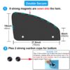 Ovege Shades Magnetic 2pcs Universal Car Screen Mesh Side Sun Shade Automotive W