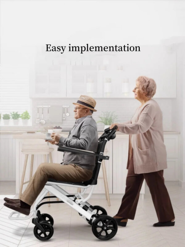 Mobility Medical Equipment Mobility Wheelchair China Factory Lightweight Wheelchair for Elderly Disabled