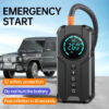 Car Jump Starter Pump Power Bank Lighting Portable Air Compressor 4 In 1 Cars Battery Starters Starting Auto Tyre Iator
