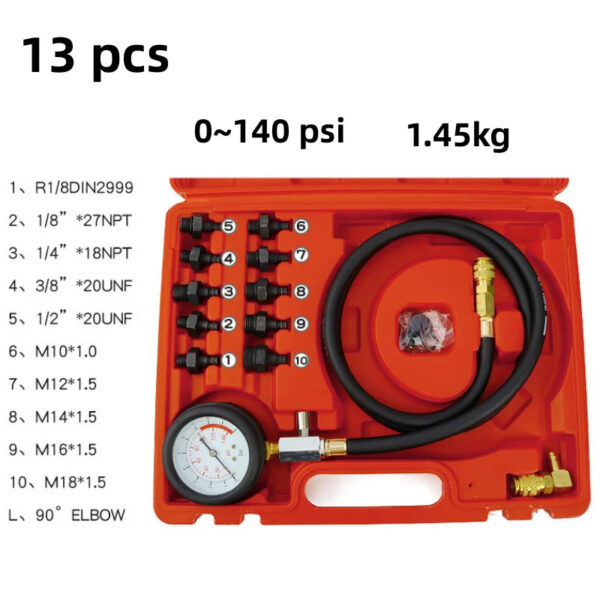 6786843a00560220 Allsome Car Engine automotive pressure gauge Test Detector Kit Tester Low Oil Warning Devices car Pressure Gauge Diagnostic Tool