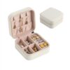 679beeed0c6ad1f6 1PC Organizer Display Travel Zipper Case Boxes Earrings Necklace Ring Portable Jewelry Box Leather Storage