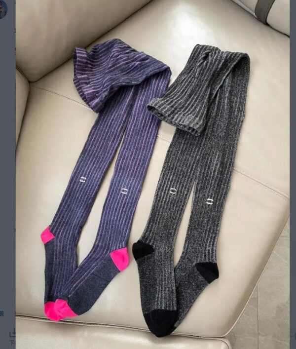 679cf61a31396953 Designer Striped Tight Legging For Women New Fashion Winter Colorful Warm Tights Socks Slim Party Stockings Pantyhose Stocking Gifts