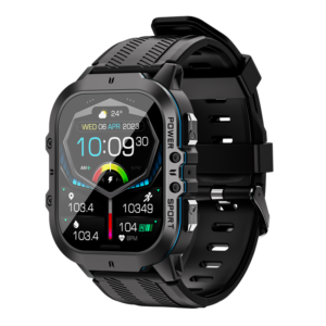 679df49dcbb60343 New C26 Smart Watch 100+ Sports Modes Bluetooth Call Smartwatch 1.96" AMOLED Display 1ATM Waterproof Outdoor Military Wristwatch