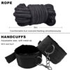 679edd9d9a94c3be BDSM Bondage Set Erotic Bed Game Adults Handcuffs Vibrator Nipple Clamps Whip Spanking Slave Collars SM Kits Sex Toys For Couple