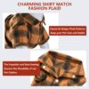 Koneseve Dog Shirt Plaid Dog Clothes for Small Dogs Boy Girl Cat Clothes Soft Puppy Outfit Adorable Pet T-Shirts Kitten Grid Costume Apparel Thanksgiving Christmas Clothing ( Yellow; L/Large )