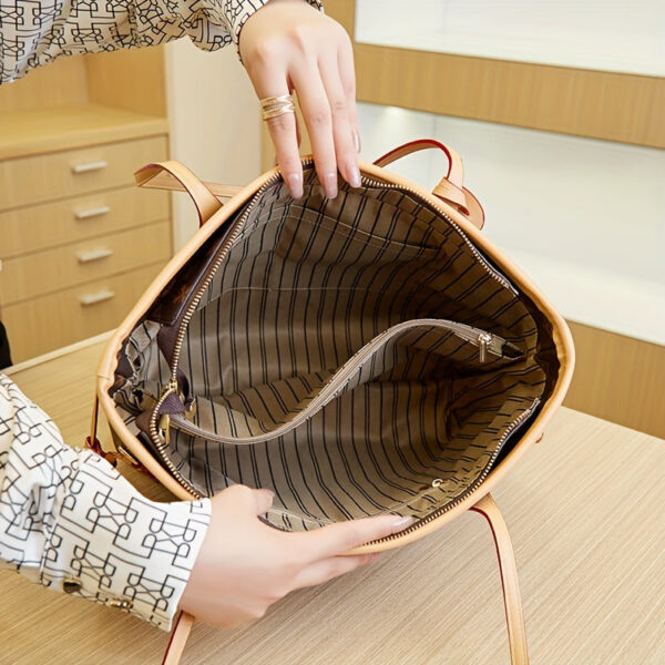 67affac6349bdc58 Large Capacity Ladies Tote Shoulder Bag Commuter Large Waterproof Portable Bag For Women